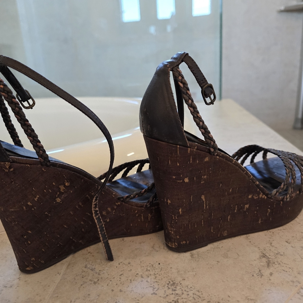 Guess Leather Wedge Heels